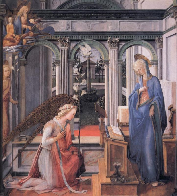 Fra Filippo Lippi The Annunciation